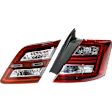 Passenger Side, Inner and Outer Halogen/LED Combo Tail Light, With bulb(s), OE Replacement