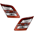 Driver and Passenger Side, Inner Halogen Tail Light, With bulb(s), OE Replacement