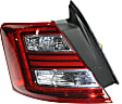 Driver Side, Inner And Outer Halogen/LED Combo Tail Light, With bulb(s), OE Replacement