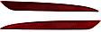 Rear, Driver and Passenger Side Bumper Reflector