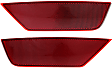Rear, Driver and Passenger Side Bumper Reflector