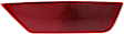 Rear, Driver and Passenger Side Bumper Reflector, CAPA Certified