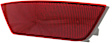 Rear, Driver and Passenger Side Bumper Reflector, CAPA Certified