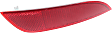 2017 Ford Focus - Rear, Driver and Passenger Side Bumper Reflector, Hatchback