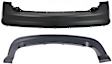 Rear, Upper and Lower Upper - Primed, Lower - Textured Bumper Cover 3.5L, 6Cyl