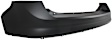 Rear, Upper and Lower Upper - Primed, Lower - Textured Bumper Cover 3.5L, 6Cyl