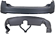 2014 Ford Edge SEL - Rear, Upper and Lower Upper - Primed, Lower - Textured Bumper Cover