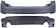 2011-2014 Ford Edge - Rear, Upper and Lower Upper - Primed, Lower - Textured Bumper Cover CAPA Certified