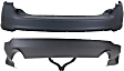 2013 Ford Edge - Rear, Upper and Lower Upper - Primed, Lower - Textured Bumper Cover