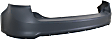 2013 Ford Edge - Rear, Upper and Lower Upper - Primed, Lower - Textured Bumper Cover