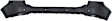 2011-2014 Ford Edge - Rear, Upper and Lower Upper - Primed, Lower - Textured Bumper Cover CAPA Certified
