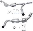 Driver and Passenger Side Catalytic Converters, Federal EPA Standard, 46-State Legal (Cannot ship to CA, CO, NY or ME), 4WD, 4.6L Eng