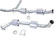 Driver and Passenger Side Catalytic Converters, Federal EPA Standard, 46-State Legal (Cannot ship to CA, CO, NY or ME)