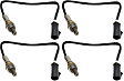 Oxygen Sensors, Set of 4, 4-wire, Heated