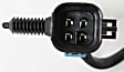 After Catalytic Converter, Driver and Passenger Side Oxygen Sensors, 4-wire