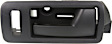 2013 Ford Mustang - Front, Driver and Passenger Side Black Interior Door Handle, With Door Lock Hole, 2-Door, Coupe