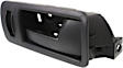 2013 Ford Mustang - Front, Driver and Passenger Side Black Interior Door Handle, With Door Lock Hole, 2-Door, Coupe