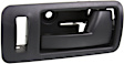 2013 Ford Mustang - Front, Driver and Passenger Side Black Interior Door Handle, With Door Lock Hole, 2-Door, Coupe