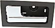 2014 Ford F-150 - Front, Driver and Passenger Side Gray bezel with chrome lever Interior Door Handle, Without Door Lock Hole, Crew Cab Pickup