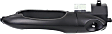 Front, Driver and Passenger Side Exterior Door Handles, Smooth Black, With Key Hole
