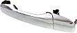 2011-2017 Ford Explorer - Front or Rear, Driver and Passenger Side Chrome Exterior Door Handle, Front Driver Side - With Key Hole; Front Passenger Side or Rear Driver or Passenger Side - Without Key Hole
