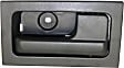 Front and Rear, Driver and Passenger Side Interior Door Handles, Black, With Door Lock Button