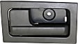Front and Rear, Driver and Passenger Side Interior Door Handles, Black, With Door Lock Button