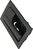 Front and Rear, Driver and Passenger Side Interior Door Handles, Black, With Door Lock Button