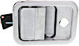 2009 Freightliner Columbia - Front, Driver and Passenger Side Chrome Exterior Door Handle, With Key Hole