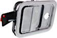 2009 Freightliner Columbia - Front, Driver and Passenger Side Chrome Exterior Door Handle, With Key Hole