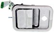 1998 Freightliner FL112 - Front, Driver and Passenger Side Chrome Exterior Door Handle, With Key Hole