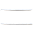 Front, Driver and Passenger Side Bumper Trim, Chrome