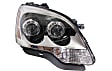 2011 GMC Acadia - Driver and Passenger Side Halogen Headlight, With bulb(s), OE Replacement
