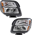 Driver and Passenger Side Halogen Headlight, With bulb(s), OE Replacement, Sport Utility, CAPA Certified