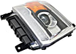 Driver and Passenger Side Headlights, with Bulbs, LED, Type 2