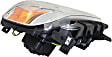 Driver and Passenger Side Headlights, with Bulbs, LED, Type 2