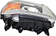 Driver and Passenger Side Headlights, with Bulbs, LED, Type 2