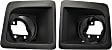 2014 GMC Sierra 1500 - Front, Driver and Passenger Side Fog Light Trim, For Models With Chrome Type Bumper, Textured Black, CAPA Certified