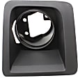 2014 GMC Sierra 1500 - Front, Driver and Passenger Side Fog Light Trim, For Models With Chrome Type Bumper, Textured Black, CAPA Certified