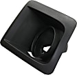 2014 GMC Sierra 1500 - Front, Driver and Passenger Side Fog Light Trim, For Models With Chrome Type Bumper, Textured Black, CAPA Certified
