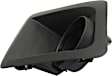 2014 GMC Sierra 1500 - Front, Driver and Passenger Side Fog Light Trim, For Models With Chrome Type Bumper, Textured Black, CAPA Certified