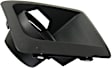 2014 GMC Sierra 1500 - Front, Driver and Passenger Side Fog Light Trim, For Models With Chrome Type Bumper, Textured Black, CAPA Certified