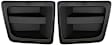 Fog Light Cover - Front, Driver and Passenger Side, Textured Black