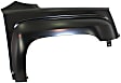 Front, Driver and Passenger Side Fenders, With 3 mounting holes, For Models With 3 Mounting Holes, CAPA CERTIFIED