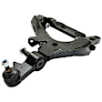 Front, Driver and Passenger Side, Upper; Front, Passenger Side, Lower Control Arms