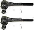 Front, Driver and Passenger Side, Outer Tie Rod Ends
