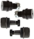 Front, Driver and Passenger Side, Upper and Lower Ball Joints