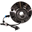 2004-2006 Chevrolet Suburban 2500 - Front, Driver and Passenger Side Wheel Hub, 8 Lugs, With Bearing, With Sensor
