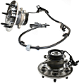 2-Wheel Set Front, Driver and Passenger Side Wheel Hubs, With Bearings, 4-Wheel ABS, RWD, ZQ8 Sport Chassis