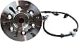 2-Wheel Set Front, Driver and Passenger Side Wheel Hubs, With Bearings, 4-Wheel ABS, RWD, ZQ8 Sport Chassis
